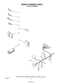 08 - Wiring Harness parts for Whirlpool Dishwasher GDP6000XRP0 from AppliancePartsPros.com