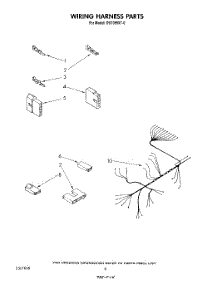06 - Wiring Harness parts for Whirlpool Dishwasher DU1099XT0 from AppliancePartsPros.com