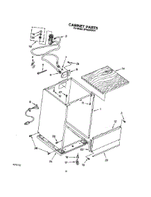 07 - Cabinet, Optional parts for Whirlpool Dishwasher DP8500XXN1 from AppliancePartsPros.com