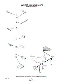07 - Wiring Harness parts for Whirlpool Dishwasher DU8570XT2 from AppliancePartsPros.com