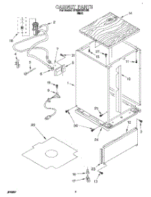 06 - Cabinet parts for Whirlpool Dishwasher DP920QWDB0 from AppliancePartsPros.com