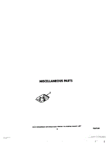07 - Optional, Miscellaneous parts for Whirlpool Dishwasher DU9200XX0 from AppliancePartsPros.com