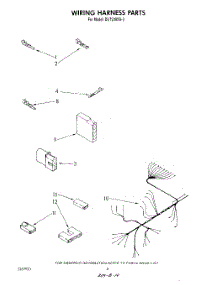 06 - Wiring Harness parts for Whirlpool Dishwasher DU7200XS3 from AppliancePartsPros.com