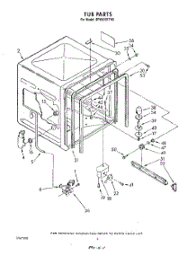 04 - Tub , Literature And Optional parts for Whirlpool Dishwasher DP8500XTN5 from AppliancePartsPros.com
