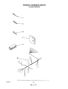 07 - Wiring Harness parts for Whirlpool Dishwasher DP8500XTN5 from AppliancePartsPros.com