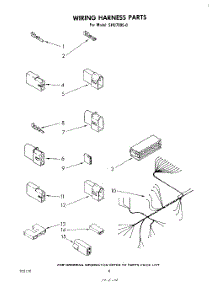 06 - Wiring Harness parts for Whirlpool Dishwasher SHU70050 from AppliancePartsPros.com