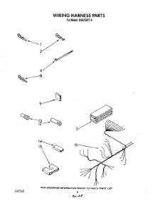 06 - Wiring Harness parts for Whirlpool Dishwasher DU8350XT4 from AppliancePartsPros.com