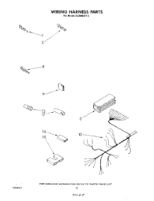 07 - Wiring Harness parts for Whirlpool Dishwasher DU8900XT2 from AppliancePartsPros.com