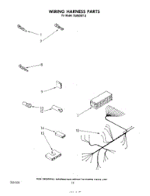 07 - Wiring Harness parts for Whirlpool Dishwasher DU8900XT0 from AppliancePartsPros.com