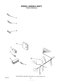 08 - Wiring Harness parts for Whirlpool Dishwasher GDP8700XTN0 from AppliancePartsPros.com