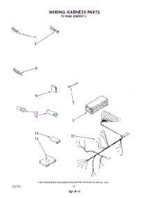 07 - Wiring Harness parts for Whirlpool Dishwasher DU8950XT3 from AppliancePartsPros.com