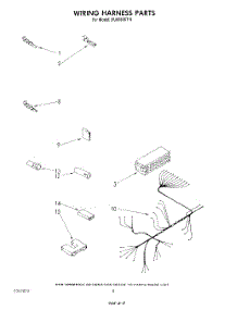 06 - Wiring Harness parts for Whirlpool Dishwasher DU8350XT0 from AppliancePartsPros.com