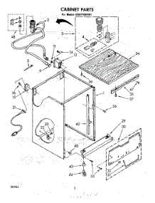 02 - Cabinet parts for Whirlpool Dishwasher GSHF7804W1 from AppliancePartsPros.com