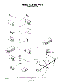 06 - Wiring Harness parts for Whirlpool Dishwasher DU1098XLW1 from AppliancePartsPros.com