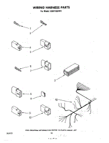 07 - Wiring Harness parts for Whirlpool Dishwasher GSHF7804W1 from AppliancePartsPros.com