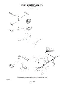 06 - Wiring Harness parts for Whirlpool Dishwasher DU7400XS3 from AppliancePartsPros.com
