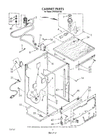 02 - Cabinet parts for Whirlpool Dishwasher DP8700XTN5 from AppliancePartsPros.com