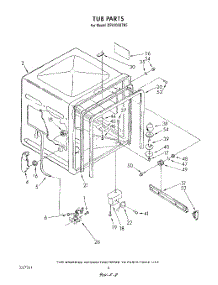04 - Tub , Literature And Optional parts for Whirlpool Dishwasher DP8700XTN5 from AppliancePartsPros.com