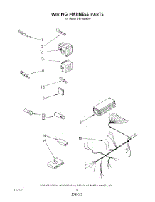 07 - Wiring Harness parts for Whirlpool Dishwasher DU7800XS0 from AppliancePartsPros.com