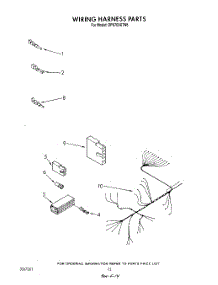 08 - Wiring Harness parts for Whirlpool Dishwasher DP8700XTN5 from AppliancePartsPros.com
