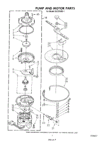 05 - Pump And Motor parts for Whirlpool Dishwasher DU7216XS1 from AppliancePartsPros.com