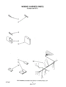 06 - Wiring Harness parts for Whirlpool Dishwasher DU8116XT3 from AppliancePartsPros.com