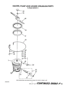 04 - Heater, Pump, And Lower Spray Arm parts for Whirlpool Dishwasher DU8750XT2 from AppliancePartsPros.com