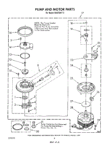 06 - Pump And Motor parts for Whirlpool Dishwasher DU8750XT2 from AppliancePartsPros.com