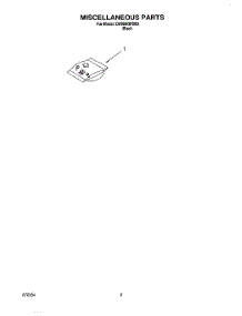 06 - Miscellaneous, Lit / Optional parts for Whirlpool Dishwasher DU980QPDB3 from AppliancePartsPros.com