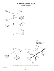 06 - Wiring Harness parts for Whirlpool Dishwasher DU7400XS2 from AppliancePartsPros.com