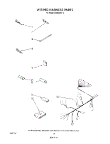07 - Wiring Harness parts for Whirlpool Dishwasher DU8550XT5 from AppliancePartsPros.com