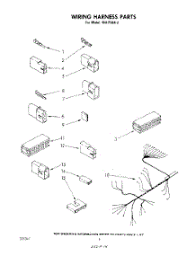 06 - Wiring Harness parts for Whirlpool Dishwasher SHU75042 from AppliancePartsPros.com
