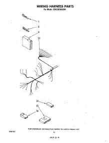 07 - Wiring Harness parts for Whirlpool Dishwasher GDU3024XLW1 from AppliancePartsPros.com