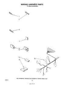 07 - Wiring Harness parts for Whirlpool Dishwasher DU5500XR0 from AppliancePartsPros.com