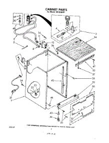 02 - Cabinet parts for Whirlpool Dishwasher SHF5584P1 from AppliancePartsPros.com