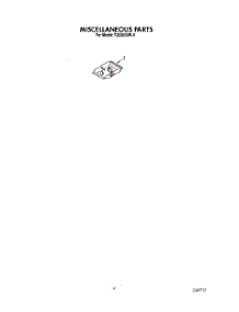 07 - Miscellaneous, Lit / Optional parts for Whirlpool Dishwasher TUD2000W0 from AppliancePartsPros.com