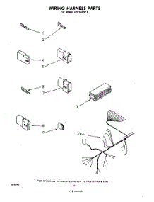 07 - Wiring Harness parts for Whirlpool Dishwasher SHF5584P1 from AppliancePartsPros.com