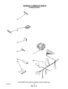 07 - Wiring Harness parts for Whirlpool Dishwasher DU9100XT4 from AppliancePartsPros.com
