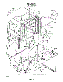 02 - Tub , Literature And Optional parts for Whirlpool Dishwasher DU9200XT3 from AppliancePartsPros.com
