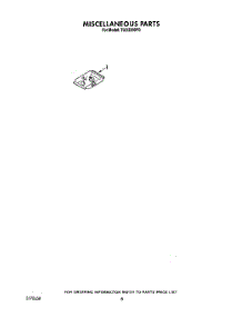 08 - Miscellaneous, Lit / Optional parts for Whirlpool Dishwasher TUD3000Y0 from AppliancePartsPros.com