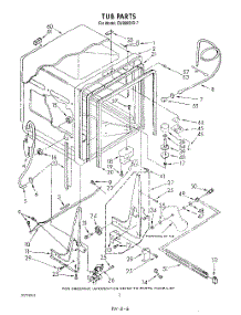 02 - Tub , Literature And Optional parts for Whirlpool Dishwasher DU9000XR7 from AppliancePartsPros.com