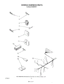 07 - Wiring Harness parts for Whirlpool Dishwasher DU9000XR7 from AppliancePartsPros.com