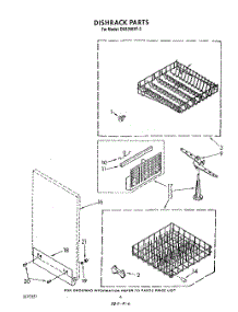 04 - Dishrack parts for Whirlpool Dishwasher DU8350XT3 from AppliancePartsPros.com