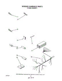 07 - Wiring Harness parts for Whirlpool Dishwasher DU8950XT2 from AppliancePartsPros.com