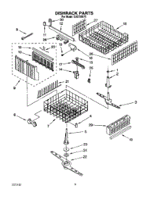 06 - Dishrack, Lit / Optional parts for Whirlpool Dishwasher DU9750XY0 from AppliancePartsPros.com