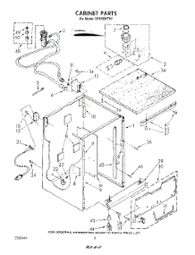02 - Cabinet parts for Whirlpool Dishwasher DP8500XTN1 from AppliancePartsPros.com