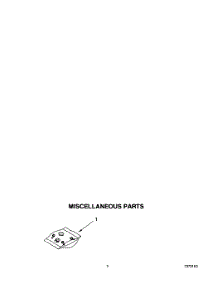 07 - Miscellaneous parts for Whirlpool Dishwasher DU9750XY0 from AppliancePartsPros.com