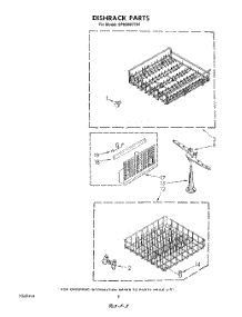 05 - Dish Rack parts for Whirlpool Dishwasher DP8500XTN1 from AppliancePartsPros.com