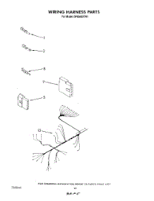 07 - Wiring Harness parts for Whirlpool Dishwasher DP8500XTN1 from AppliancePartsPros.com