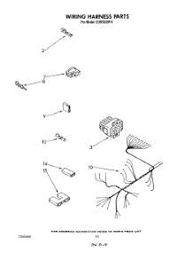 07 - Wiring Harness parts for Whirlpool Dishwasher DU9700XR5 from AppliancePartsPros.com